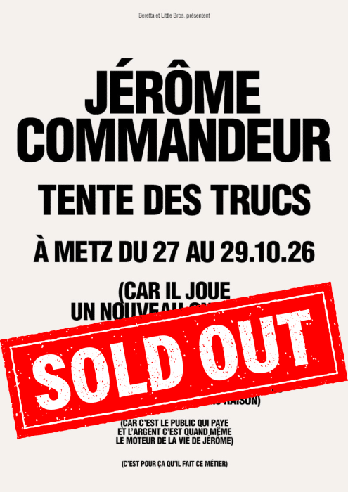 Jérôme Commandeur tente des trucs. COMPLET !