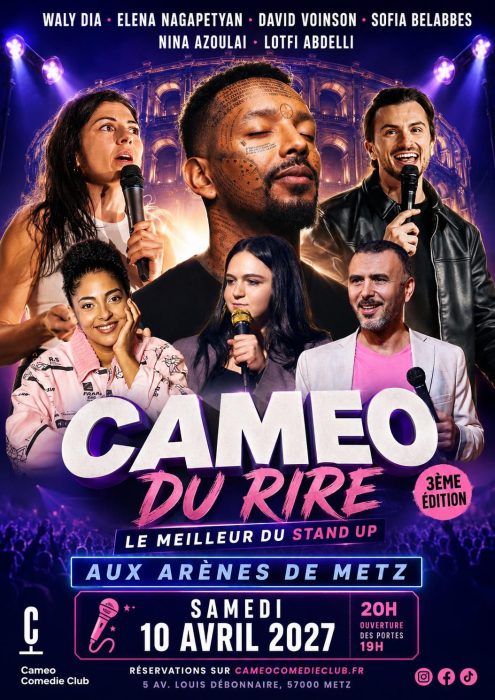 Caméo du rire 3 ! Waly Dia – David Voinson – Elena Nagapetyan – Sofia Belabbes – Lotfi Abdelli – Nina Azoulai